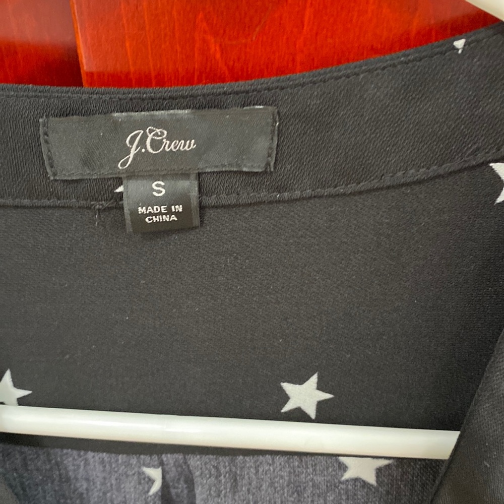 J crew star blouse